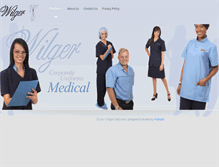 Tablet Screenshot of corporate-nursing-uniforms.co.za